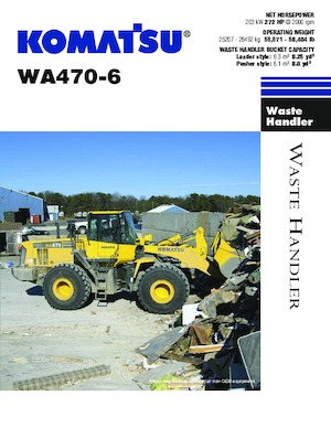 Wielladers Komatsu WA470-6