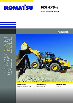 Wielladers Komatsu WA470-8E0