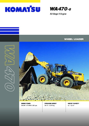 Wielladers Komatsu WA470-8E0