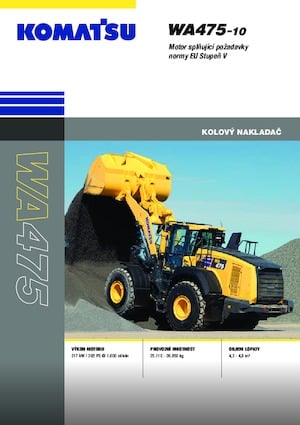 Wielladers Komatsu WA475-10E0