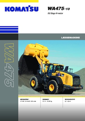 Wielladers Komatsu WA475-10E0