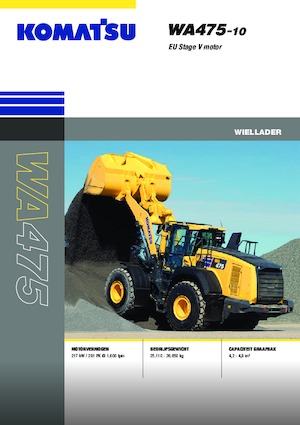Wielladers Komatsu WA475-10E0