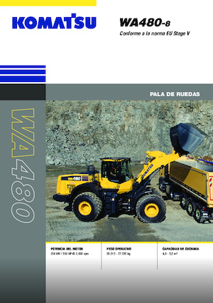 Wielladers Komatsu WA480-8E0