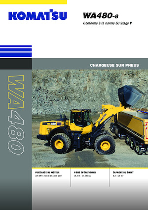 Wielladers Komatsu WA480-8E0