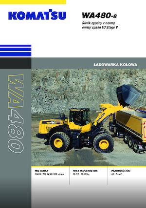 Wielladers Komatsu WA480-8E0