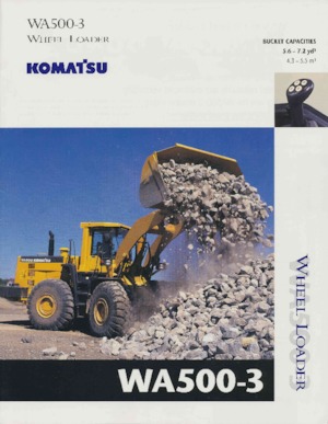 Wielladers Komatsu WA500-3