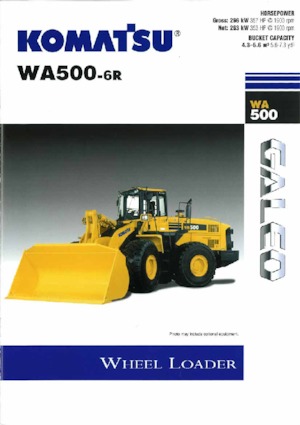 Wielladers Komatsu WA500-6R