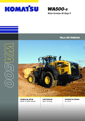 Wielladers Komatsu WA500-8