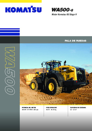 Wielladers Komatsu WA500-8E0