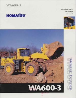 Wielladers Komatsu WA600-3