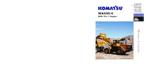 Wielladers Komatsu WA600-6
