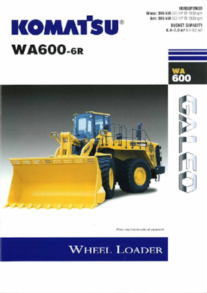 Wielladers Komatsu WA600-6R