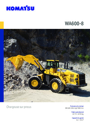 Wielladers Komatsu WA600-8E0