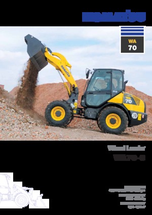 Wielladers Komatsu WA70-6