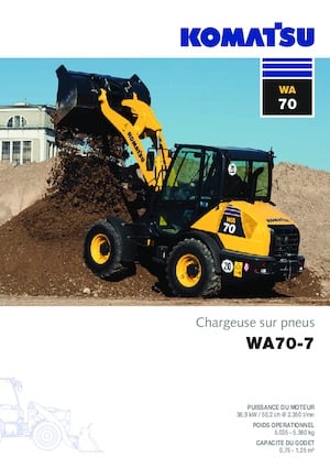 Wielladers Komatsu WA70-7 