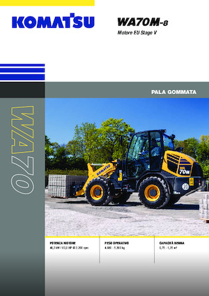 Wielladers Komatsu WA70M-8E0