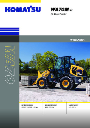 Wielladers Komatsu WA70M-8E0