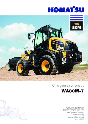 Wielladers Komatsu WA80M-7 