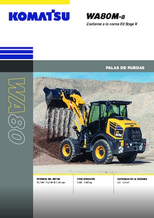 Wielladers Komatsu WA80M-8E0