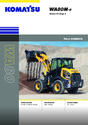 Wielladers Komatsu WA80M-8E0