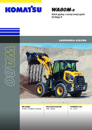 Wielladers Komatsu WA80M-8E0