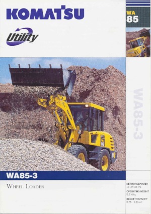 Wielladers Komatsu WA85-3