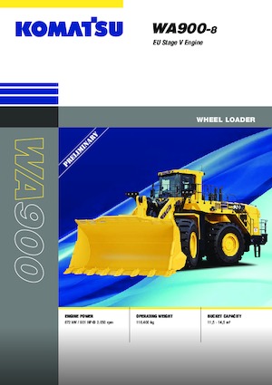 Wielladers Komatsu WA900-8E0