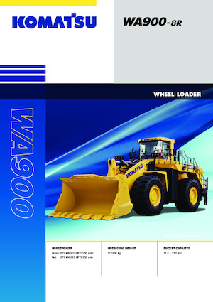 Wielladers Komatsu WA900-8R