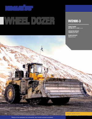 Wiel dozer Komatsu WD900-3A