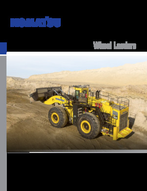 Wielladers Komatsu WE1850