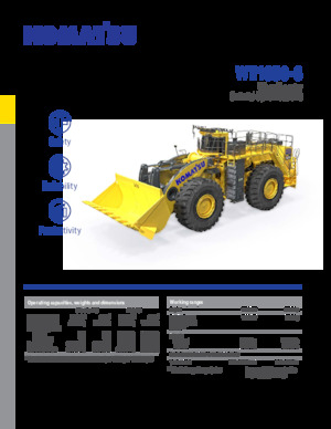 Wielladers Komatsu WE1850