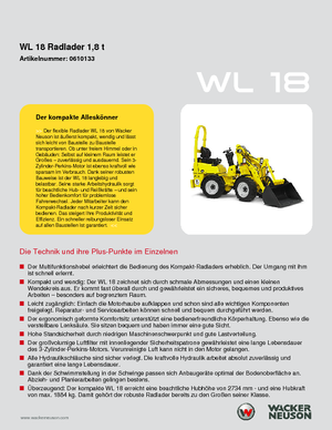Wielladers Wacker Neuson WL 18