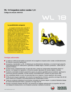 Wielladers Wacker Neuson WL 18