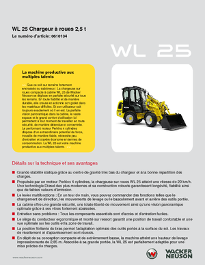 Wielladers Wacker Neuson WL25