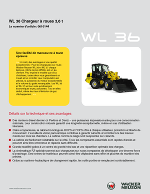 Wielladers Wacker Neuson WL 36