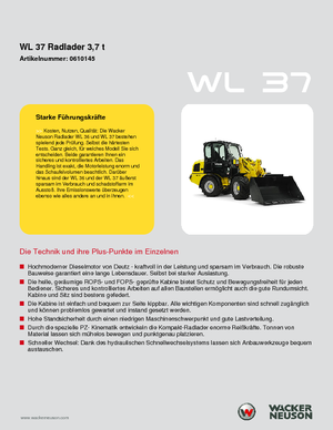 Wielladers Wacker Neuson WL 37