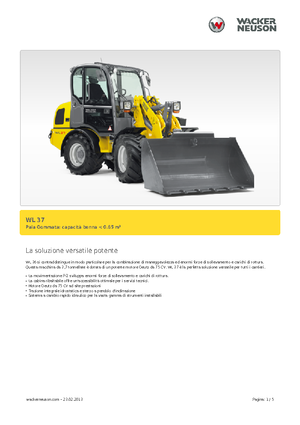 Wielladers Wacker Neuson WL 37