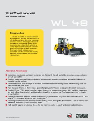 Wielladers Wacker Neuson WL 48