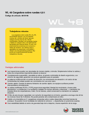 Wielladers Wacker Neuson WL 48