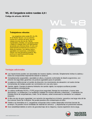 Wielladers Wacker Neuson WL 48