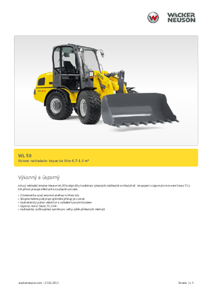 Wielladers Wacker Neuson WL 50