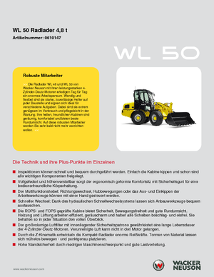 Wielladers Wacker Neuson WL 50