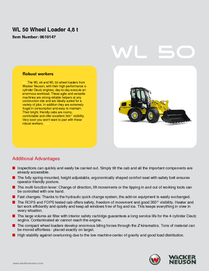 Wielladers Wacker Neuson WL 50