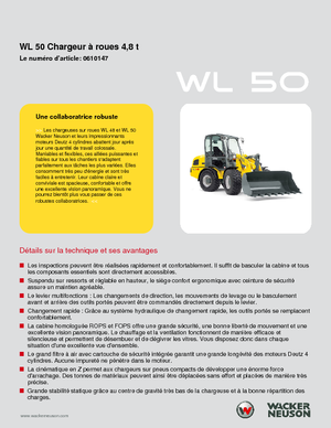 Wielladers Wacker Neuson WL 50