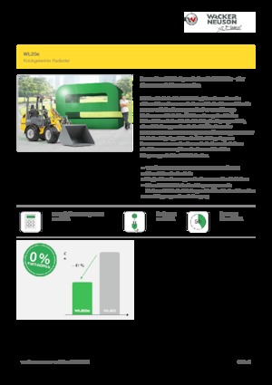 Electrische wielladers Wacker Neuson WL20 e