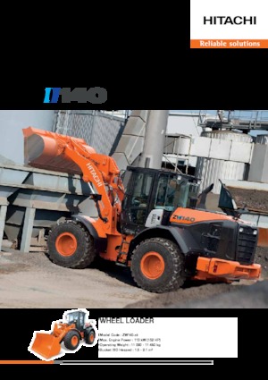 Wielladers Hitachi ZW140-5B