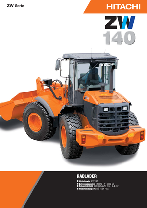 Wielladers Hitachi ZW 140