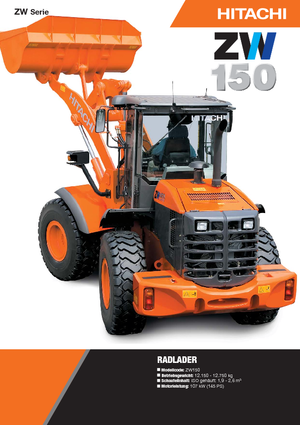 Wielladers Hitachi ZW 150