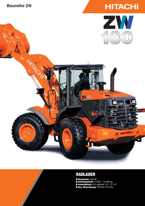 Wielladers Hitachi ZW 180