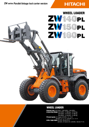 Wielladers Hitachi ZW 180 PL